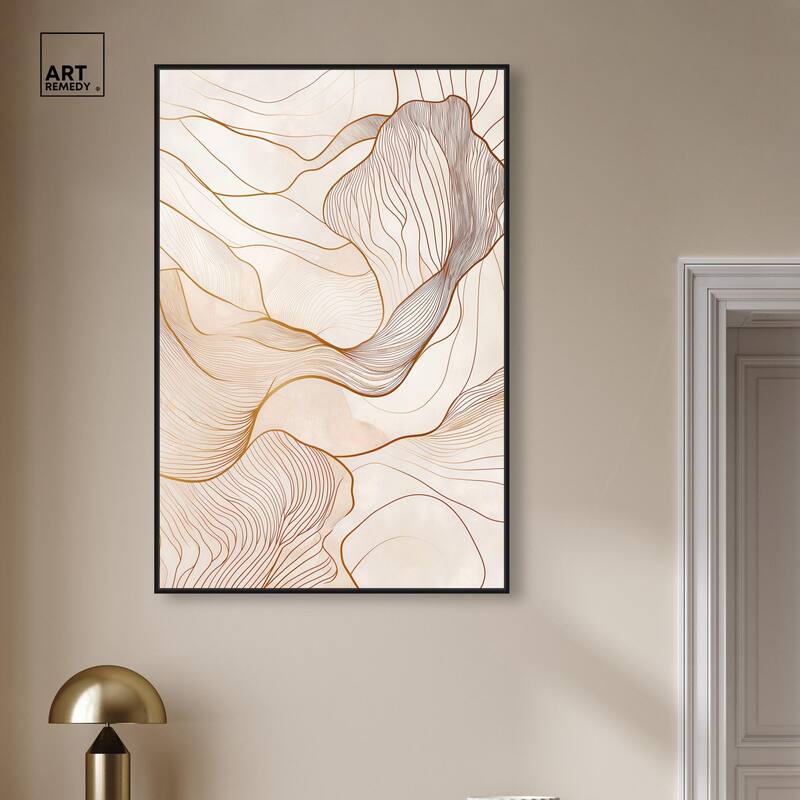 Contoured Reverie II Canvas by Art Remedy