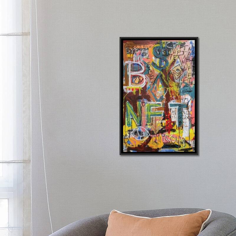 iCanvas "NFT World" by Diego Tirigall Framed