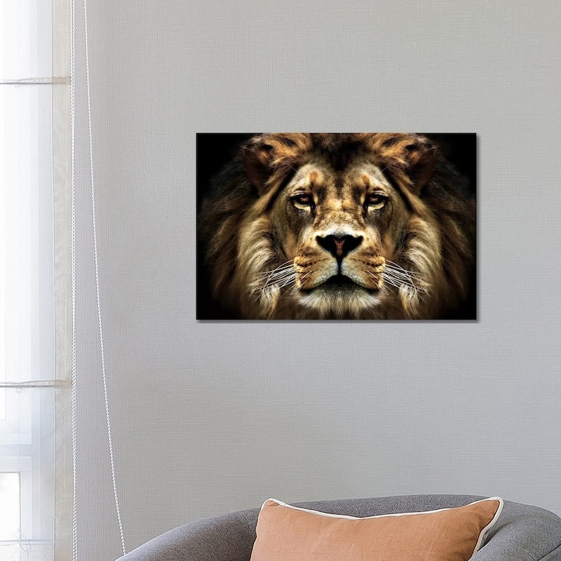 iCanvas "The Lion" by SD Smart Canvas Print