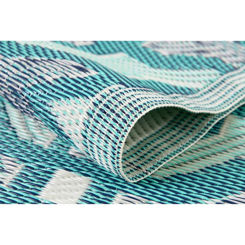 Reversible Mats Plastic Outdoor Rug for Camping, Patio, Backyard, RV, Picnic, Deck