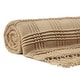 preview thumbnail 7 of 17, Chanasya Solid Plaid Pleated Acrylic Throw Blanket With Tassels