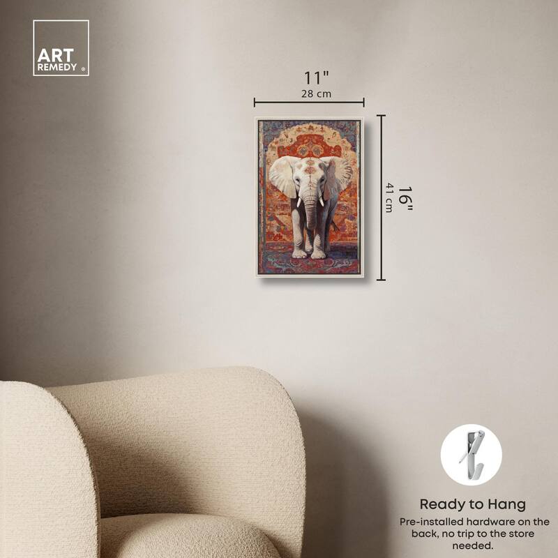 Elephant Archway Canvas by Art Remedy