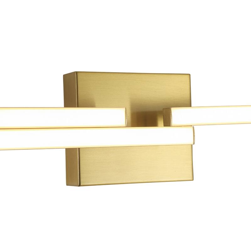 Modern Staggered Strip Linear Dimmable LED Vanity Wall Light