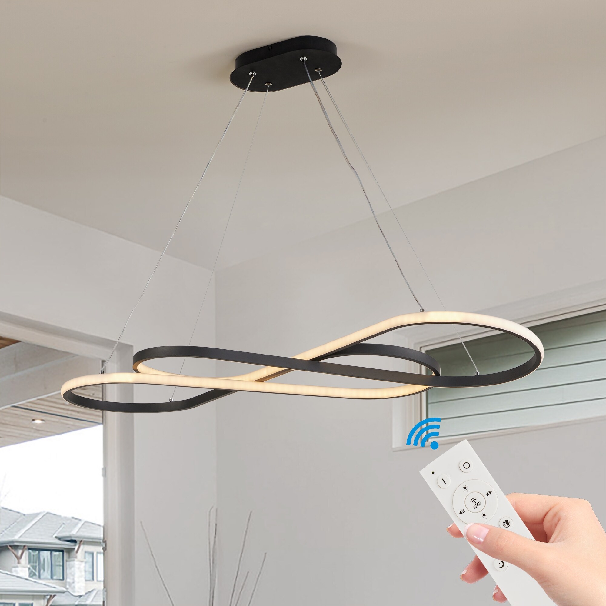 Tassani 6 light integrated led bubble acrylic ceiling fitting 2025