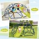 preview thumbnail 6 of 23, Kids Climbing Dome with Slide and Fabric Cushion for Garden Yard - 96" x 72" x 36" (L x W x H)