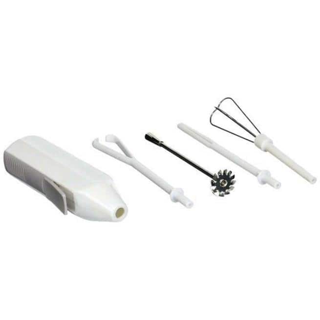 Norpro 5pc Deluxe Cordless Mini Mixer - Mixes, Whips, Stir, Blends and Frother