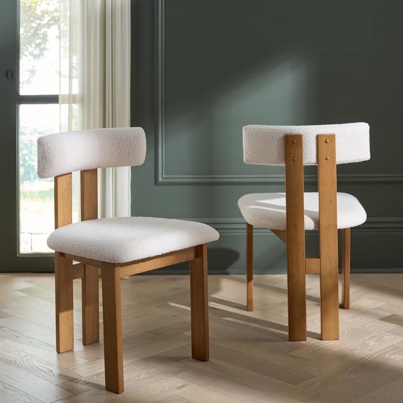 SAFAVIEH HOME Calamo Dining Chair (Set of 2) - 20"W x 19"D x 31"H