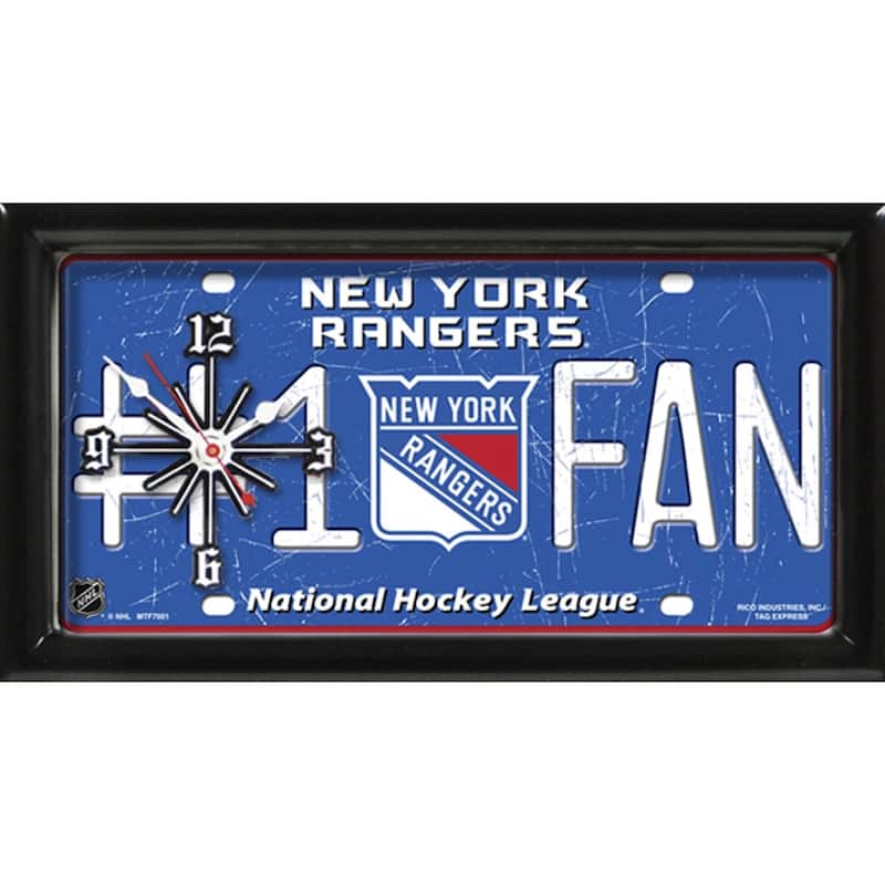 New York Giants Rangers Clock