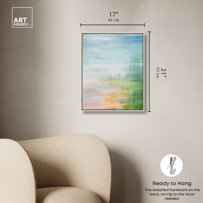 Peaceful Shore Canvas by Art Remedy