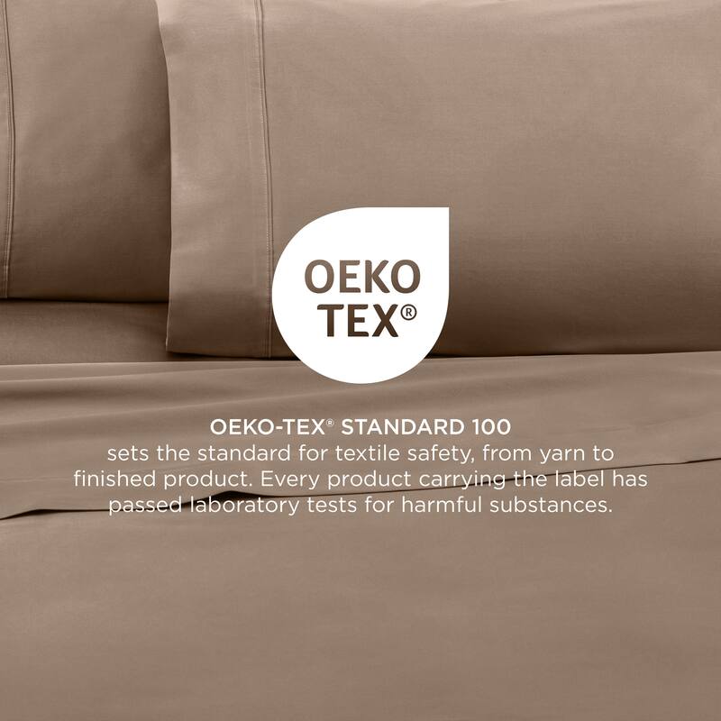 Martex 400 TC 100% Cotton Sateen, Deep Pocket, Silky Soft Sheet Set