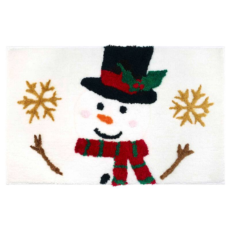 Avanti Snowman Rug