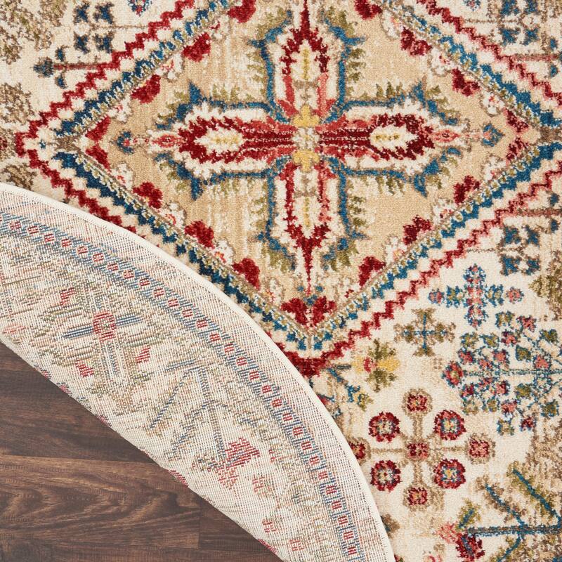 Nourison Revel Traditional Floral Medallion Area Rug