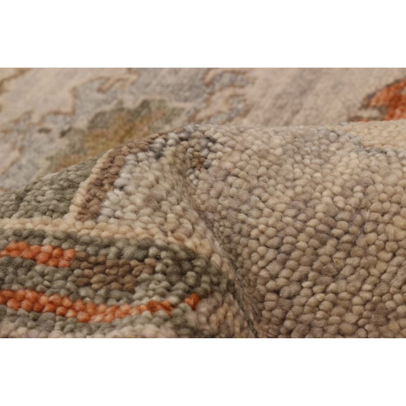 ECARPETGALLERY Hand-knotted Jules Serapi Grey Wool Rug - 8'1 x 9'10