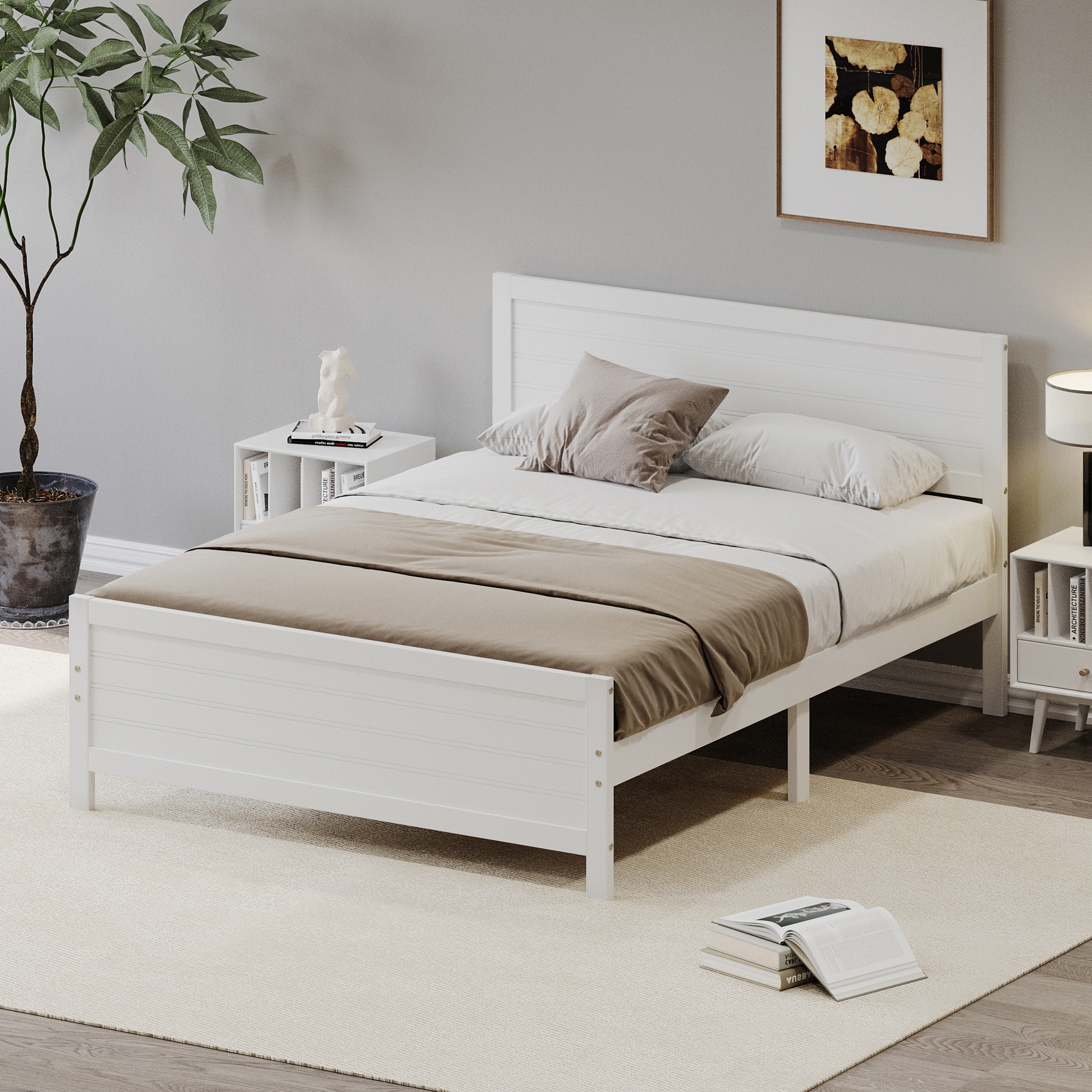 Full size foundation bed sales