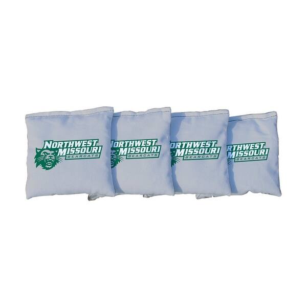 slide 2 of 3, Northwest Missouri State Bearcats Grey Cornhole Bags All-Weather Resin Filled