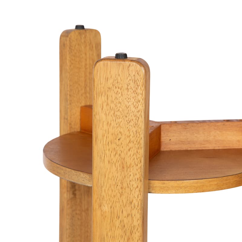 Kate and Laurel Foxford Round Wood Side Table