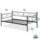 preview thumbnail 20 of 24, Heavy Duty Metal Daybed With Trundle Platform Sofa Bed for Bedroom
