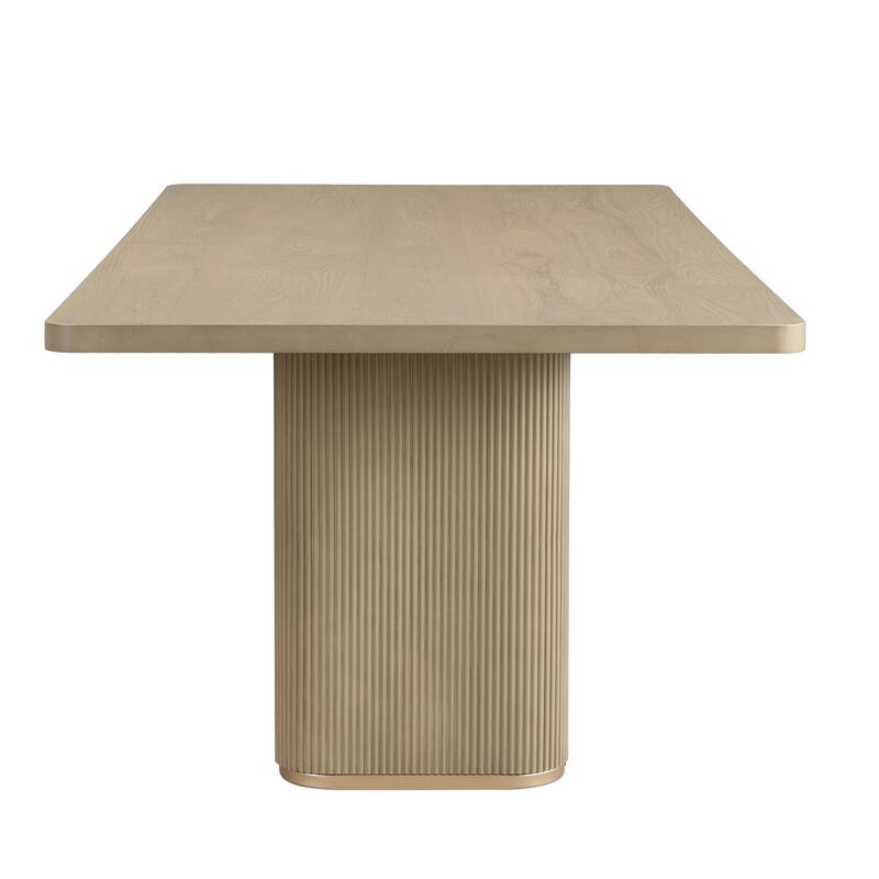 Christopher Knight Home - Marlowe Rubberwood Upholstered 7 Piece Dining Set