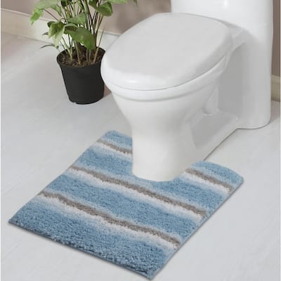 Home Weavers Glamour Collection 100% Polyester Microfiber TPR Non-Slip Machine Washable Bathroom Rug