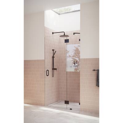 Glass Warehouse 78" x 44" Frameless Shower Door - Glass Hinge