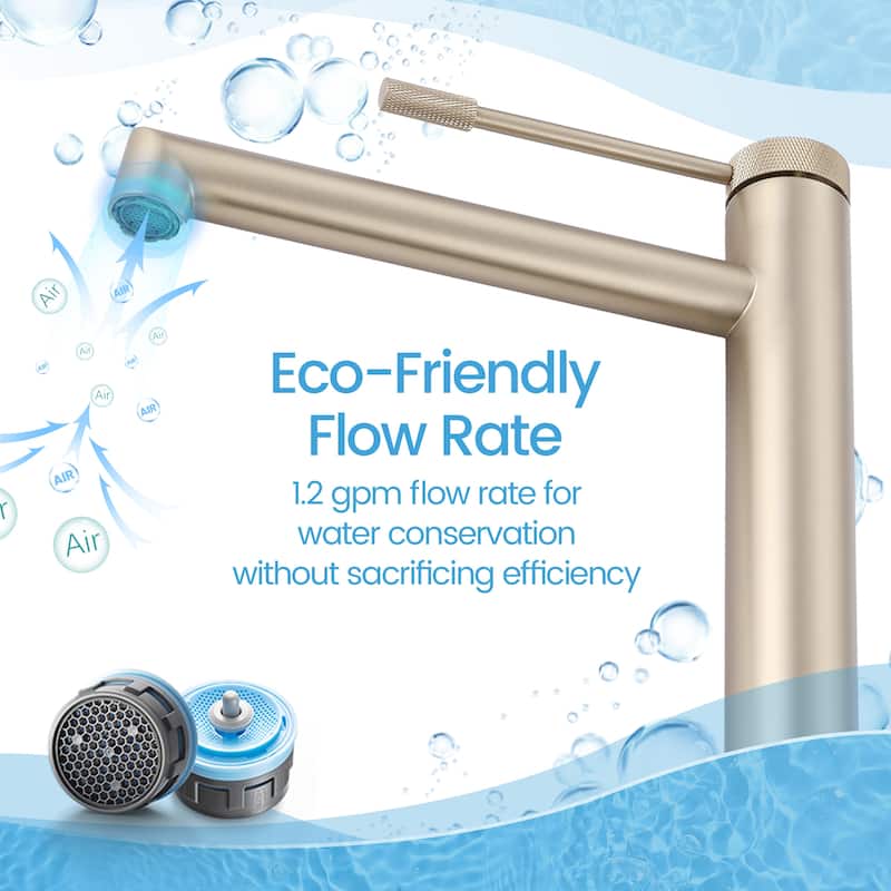 Rbrohant Single Handle Vessel Sink Faucet, Rv Vanity Lavatory Bathroom Sink Faucet