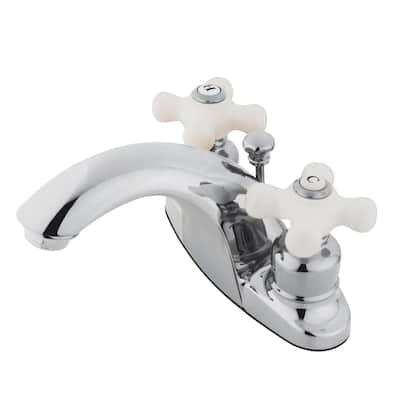 Kingston Brass English Country Centerset Bathroom Faucet with Pop-Up