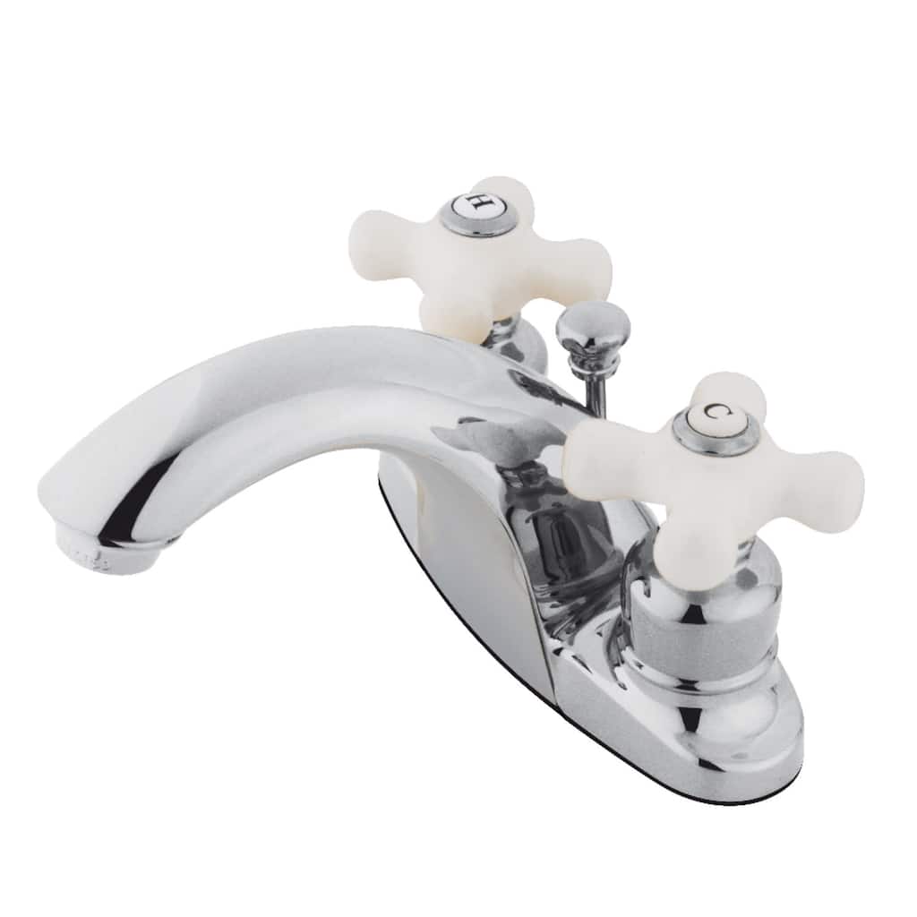 Kingston Brass English Country Centerset Bathroom Faucet with Pop-Up
