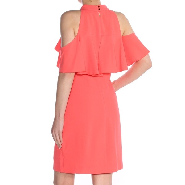 trina turk coral dress