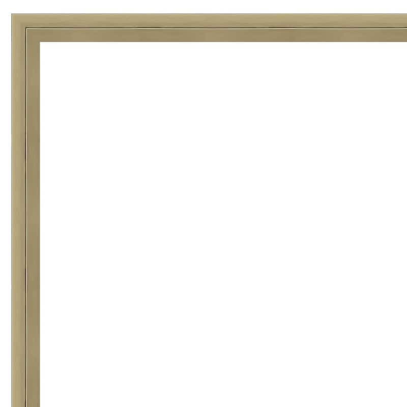 Beveled Wood Bathroom Wall Mirror - Lucie Frame