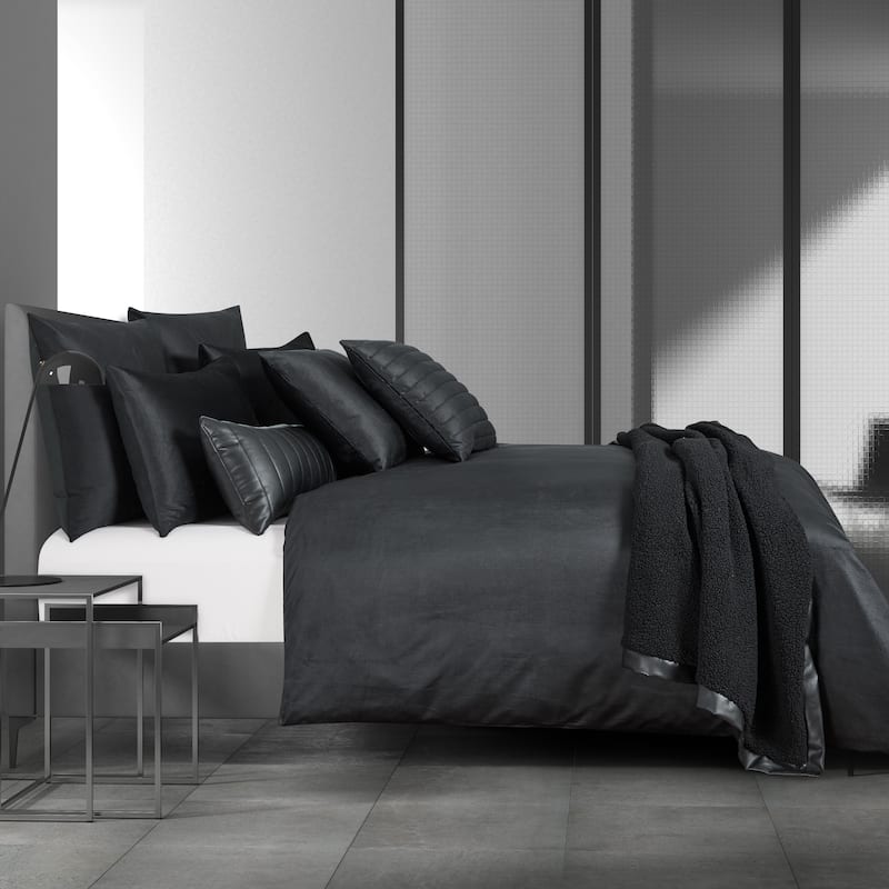 Valencia Duvet Cover Set - Full - Queen - Black