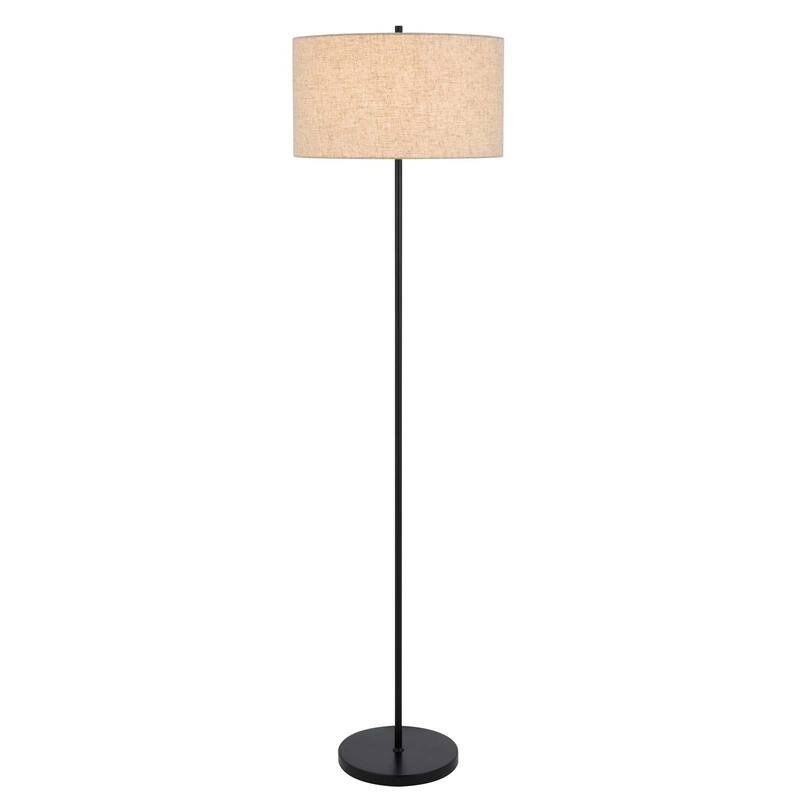 Cromwell 58.75" Height Black Metal Floor Lamp - One Size