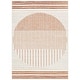 preview thumbnail 29 of 44, Livabliss Joel Mod Black/Ivory Ombre Geometric Striped Area Rug