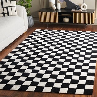 SAFAVIEH Handmade Ebony Gulnur Contemporary Wool Rug