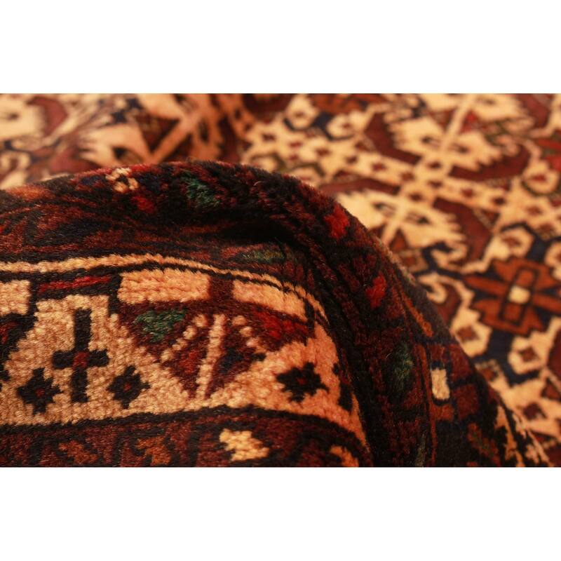 Teimani Orange Rug 4'2" x 6'3" - 4'2 x 6'3