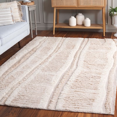 SAFAVIEH Hand-Tufted Vermont Lammy Transitional Wool Rug