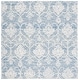 preview thumbnail 17 of 83, SAFAVIEH Handmade Metro Mizka French Country Wool Rug 6' Square - Blue/Ivory - Square
