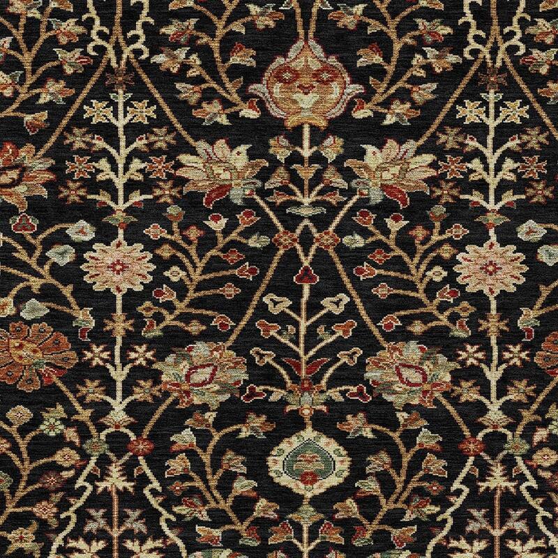 HomeRoots Floral Transitional Rectangle Outdoor Rug