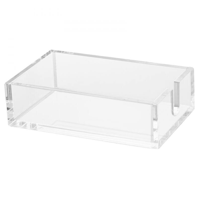 Clear Acrylic Napkin Holder with Durable U-Shaped Design and Easy Access - 9.1 x 5.5 x 2.6 inch
