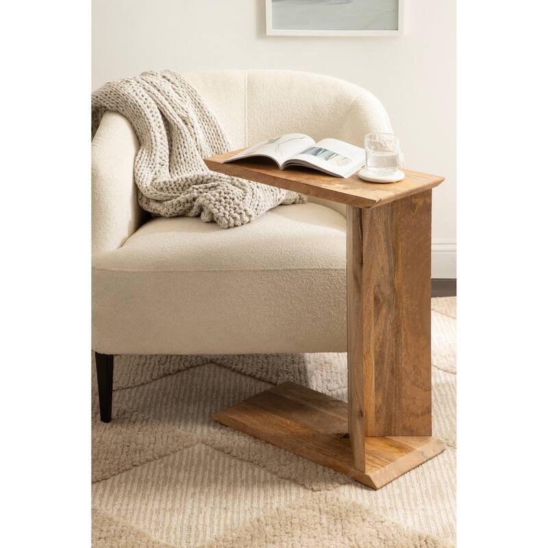 Kate and Laurel Thaxter Wood C-Table