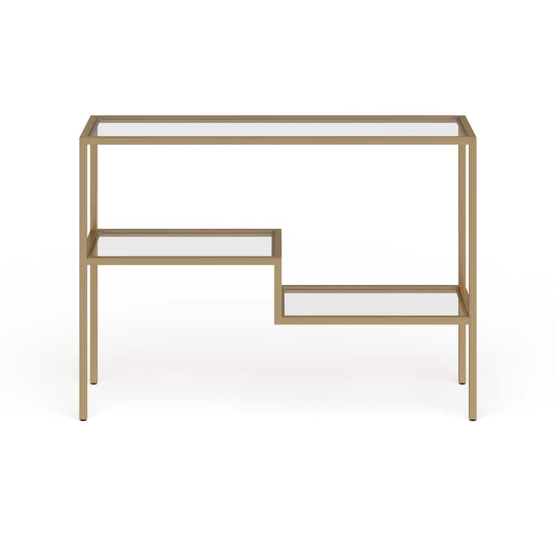 Lovett Console Table Brass Finish