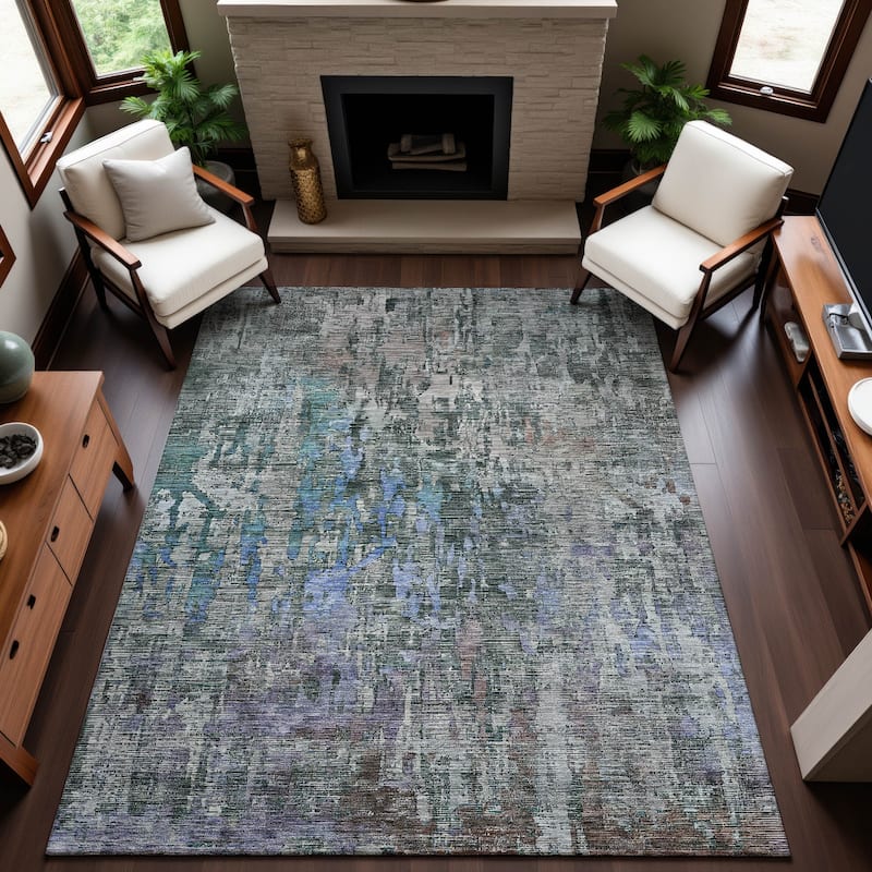 Premium Washable Super Soft Modern Ombre Mayfield Rug