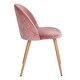 preview thumbnail 133 of 176, Homy Casa Mid-Century Modern Fabric Dining Chairs (Set of 2)