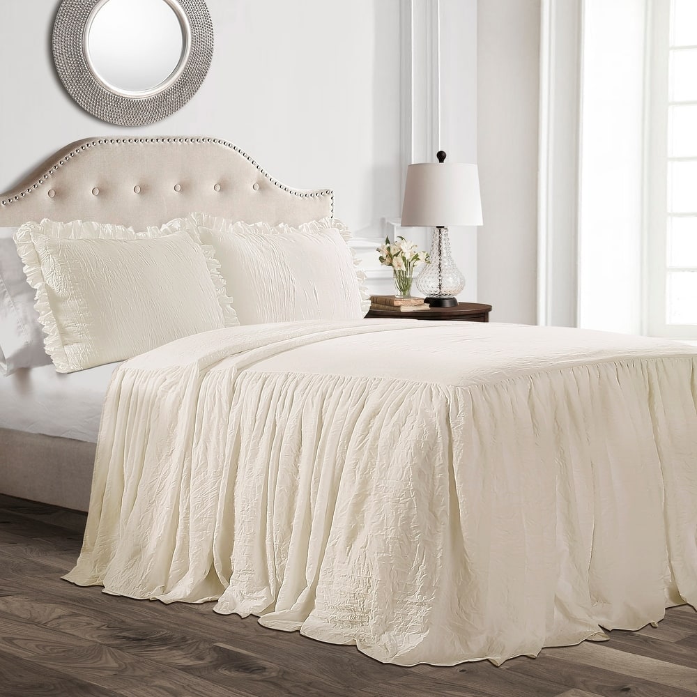 Lush Decor Ruffle Skirt Bedspread Set