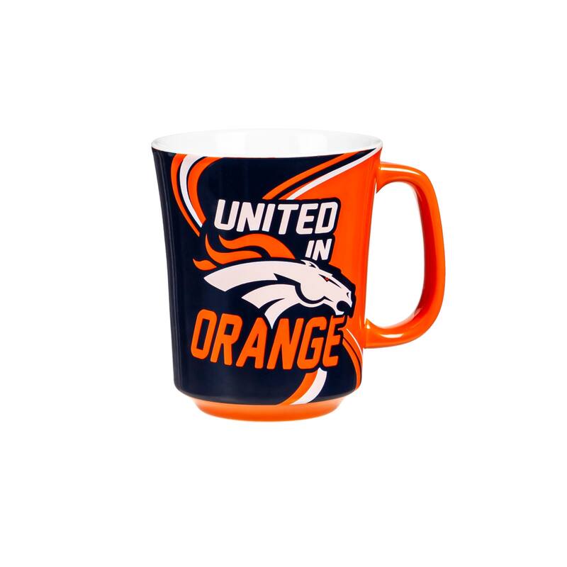 Denver Broncos, 14 oz Ceramic Coffee Mug w/ Gift Box