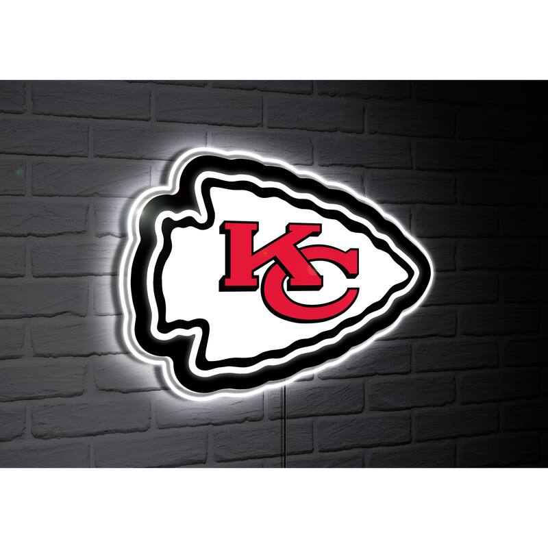 Kansas City Chiefs Team Logo LED Wall Decor Lighted Sign