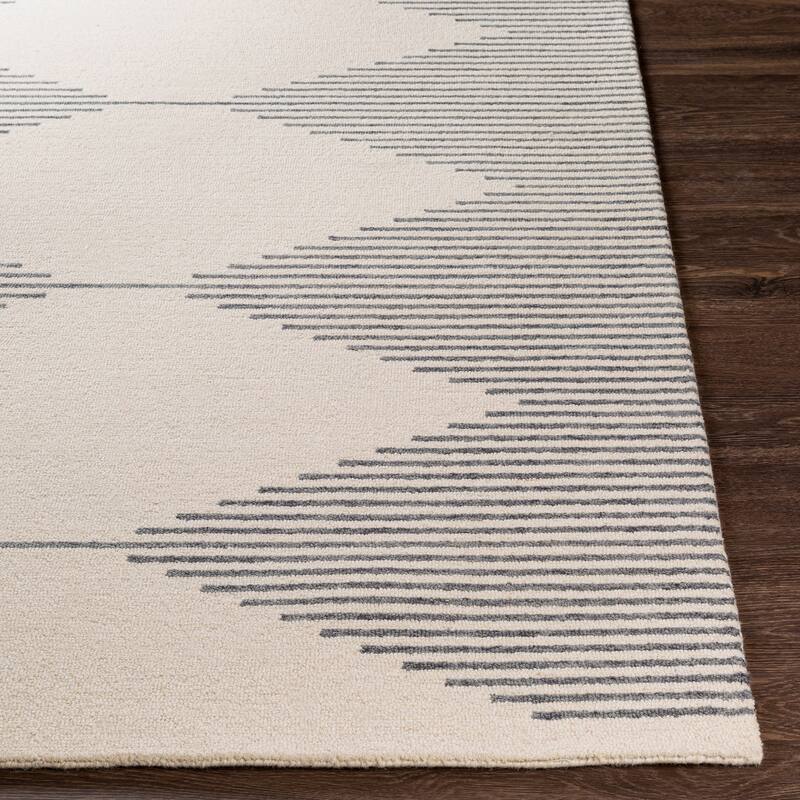 Livabliss Zepp Modern Wool Handmade Area Rug
