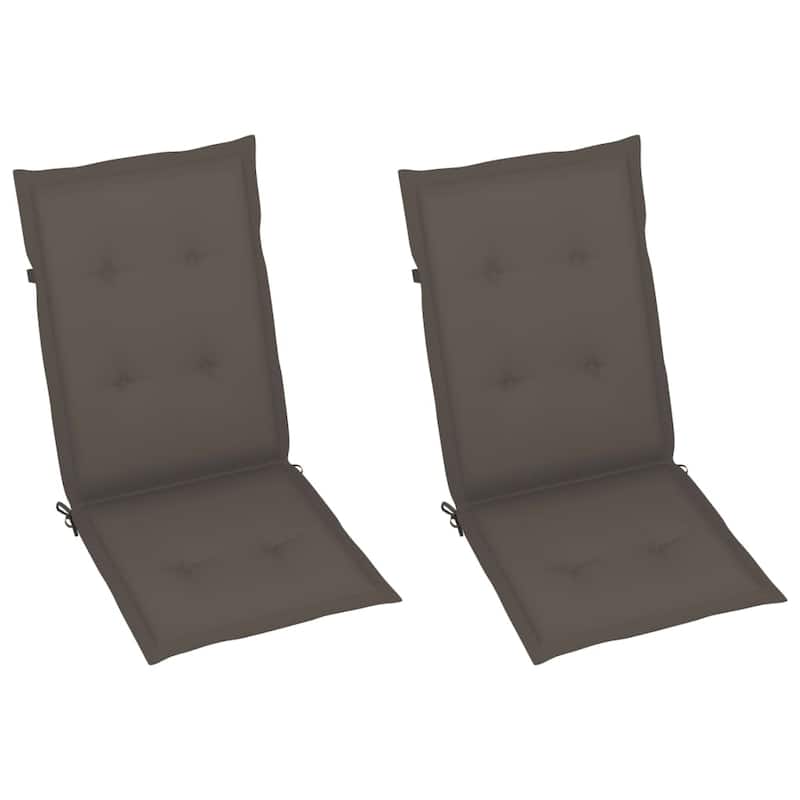 vidaXL Rocking Chair with Cushion Bamboo - 26" x 33.9" x 41.3"