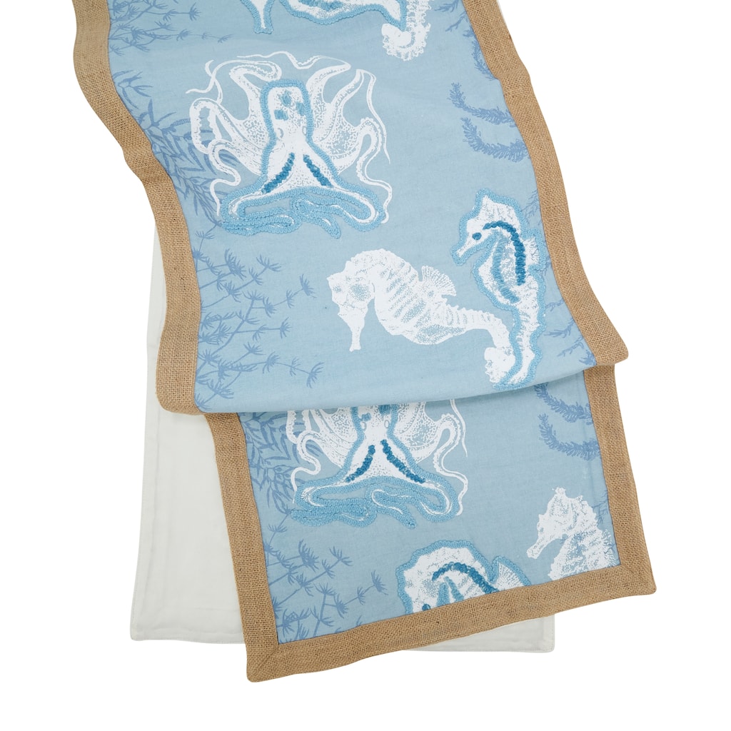 Sealife Serenity Table Runner - 16"x72"
