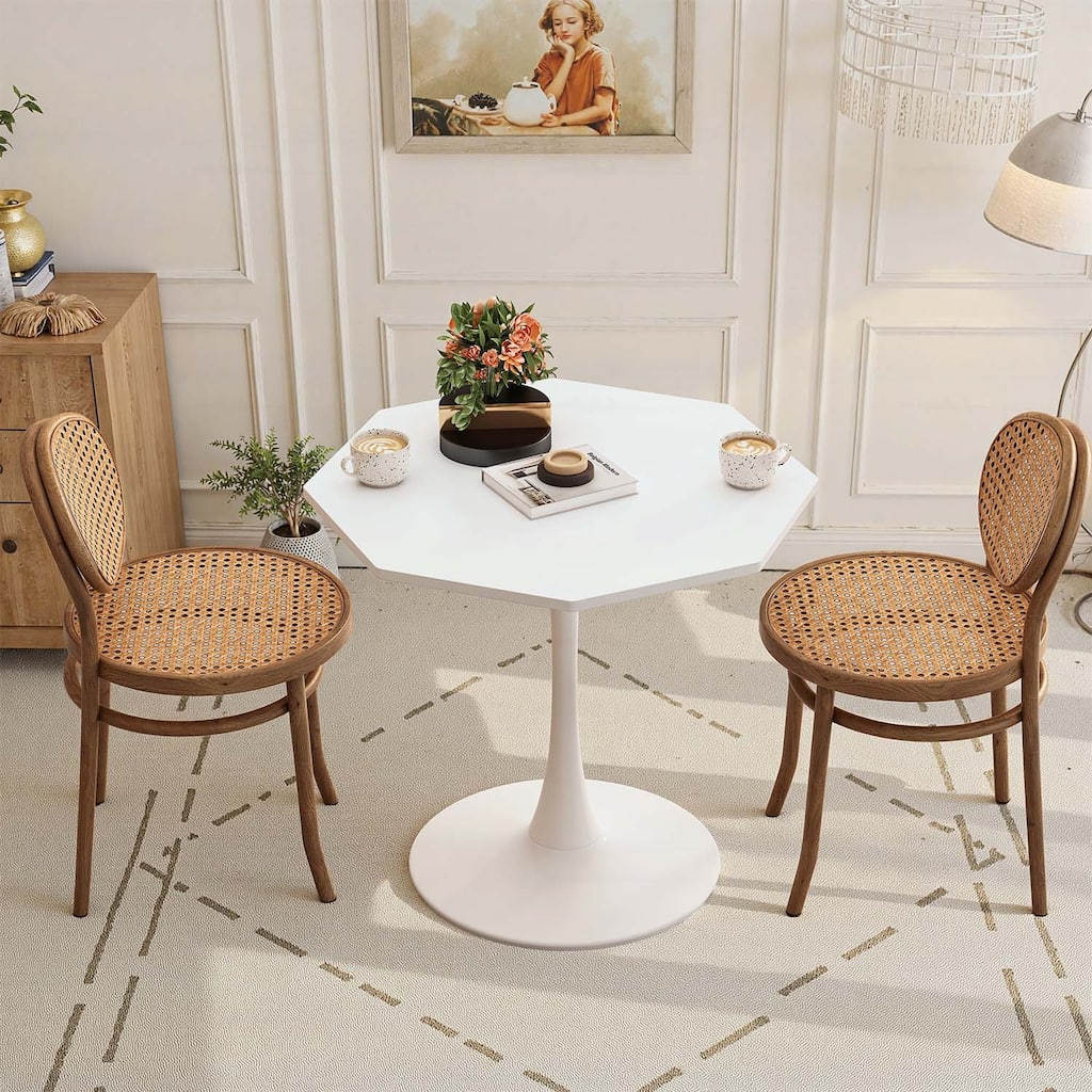 Modern Octagonal Table,Perfect for Various Home Settings