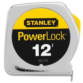 Stanley PowerLock 12 ft. L X 0.5 in. W Tape Measure 1 pk - 12 ft.